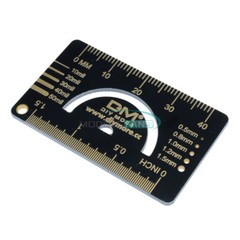 PCB Ruler Measuring Tool Resistor Capacitor 4CM Multifunctional Measure Meter