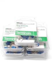 Woods 1757 16 to 14 Gauge Wire Ring Terminal 8-Pack Lot of 5