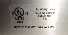 RUTHERFORD CONTROLS 8320 X DSS X 28 ELECTROMAGNETIC LOCK 12/24VDC RCI NEW