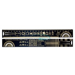 25cm Multifunctional PCB Ruler Measuring Tool Resistor Capacitor Chip IC 10 inch