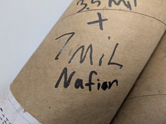1PC Nafion N-117 Proton Exchange Membrane Perfluorinated Ion Membrane 12cmx12cm