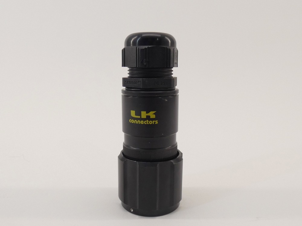 LK Connectors LKH 06-28A-9-SSS0-P29PG 4-Pin Black Connector – NEW Surplus!