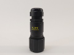 LK Connectors LKH 06-28A-9-SSS0-P29PG 4-Pin Black Connector – NEW Surplus!