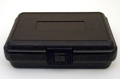 107 – PLATT LUGGAGE – BLOW MOLDED CASE – Exterior Dimensions (L x W x D): 8 1/2″
