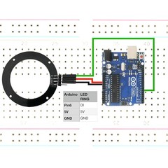 RGB 8 12 16 24 LED Ring Set, WS2812 WS2812B Individual Addressable Control