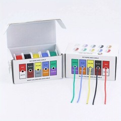 OD:1.5mm 26 AWG Stranded Electrical Silicone Wire Tinned Copper Hook Up Wire DIY