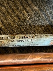 (Pack of 5) AT&T Supply Pure Copper Round Rod Electrode Copper Rod 60″ x 0.56″