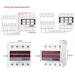 GEYA 3Phase 63A Underfall Current to Protect Relay Relay Protector AC220/380V