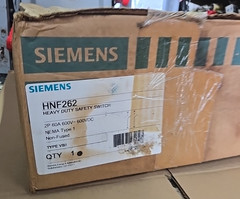 NEW OLD STOCK SIEMENS HNF262 60A 1PH 600V NON FUSED HEAVY DUTY SWITCH