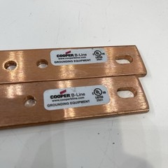Cooper B-Line Horizontal Rack Copper Grounding Ground Bars