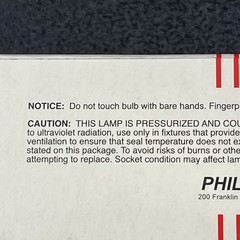 Philips 150-Watt Tungsten Halogen Bulb 120V BA15d Base – 150Q/CL/DC (H9)