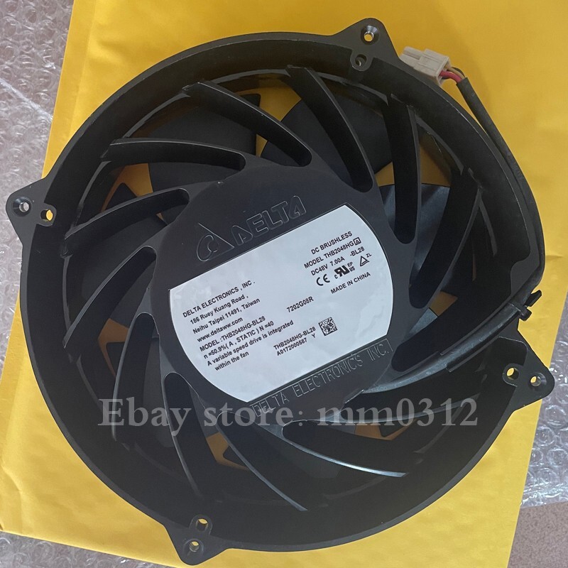 1PC Delta 20cm 48V 7A Large air volume aluminum frame cooling fan THB2048HG