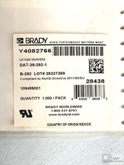DAT-39-292-1 BRADY 1000 PACK OF DATAB MARKERS FOR DOT MATRIX PRINTER NEW SEALED