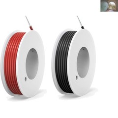 Versatile 22 AWG Electrical Wire Kit – 26ft Tinned Copper in Black and Red