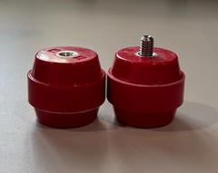 MBI Mar-B Insulator 1-5/8″ x 1-3/4″ Electrical High Voltage Standoff 2x