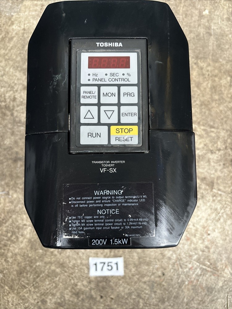 TOSHIBA VFSX-2015UP1 / VFSX2015UP1 Used, Good