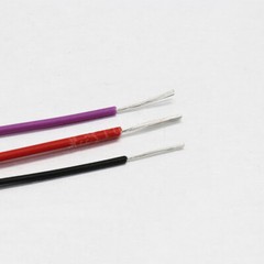 300V Silver Plated Copper Polytetrafluoro PTFE Wire Stranded Cable 30awg 28awg