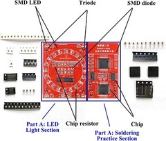 DIY Soldering Practice Kit – SMD SMT Electronic Project – English Instructions