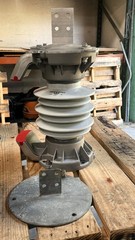 ABB EXLIM surge arrester, rating 18 kv, MCOV 15.3 kv, 65 kA Style Q018NA015A