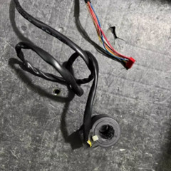 1PCS NEW FIT FOR Electronic expansion valve coil DPFX07-130 0.9M DC12V 17.4mm
