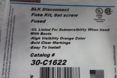 Ideal 30-C1622 6 Pk 600V Maximum Voltage Orange Street Light Disconnect