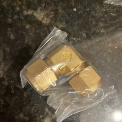 NEW GENERANT DLA-8-B UNION ELBOW TUBE FITTINGS 1/2 BRASS BOX OF 5