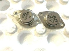 1 PAIR 2SA909 + 2SC1586 Silicon PNP + NPN Power Transistors New SANKEN