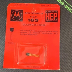 HEP165 – MOTOROLA – SILICON DUAL DIODE