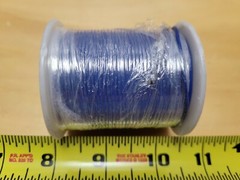 100′ Consolidated Electronic Wire BAP7320F 22 AWG Blue Wire 1 Cond Stranded New