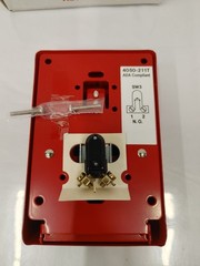 4050-211T-201 Fire Alarm Pull Station Red