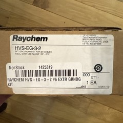 TE Connectivity RAYCHEM HVS-EG-3-2 EXT GROUNDING KIT FOR 3/C CABLE