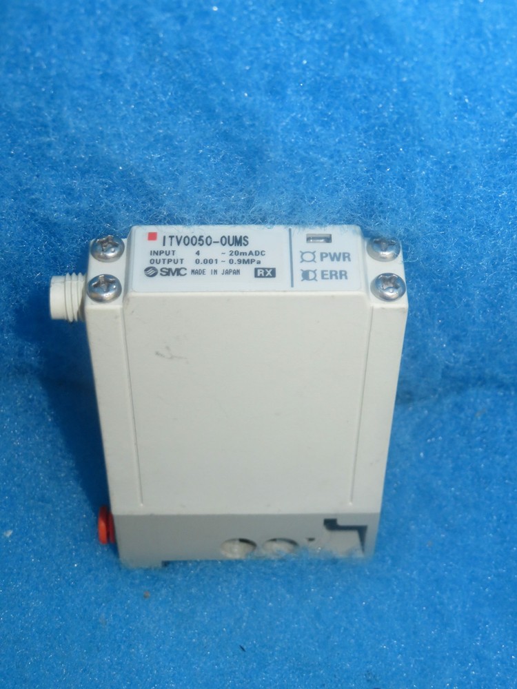 SMC ITV0050-0UMS 24VDC, 4-20mA, 0.001-0.9MPa Compact Electro-Pneumatic Regulator