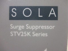 Sola STV25K-10SDIN Rail Mount Surge Suppressor TVSS 120V 1PH 0-135Vrms