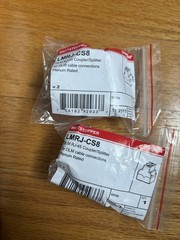 Lot Of 3 Wattstopper LMRJ-CS8 V.2 DLM RJ-45 Coupler/Splitter – New In Package