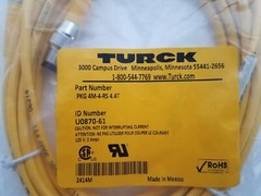 NEW TURCK PKG 4M-4-RS 4.4T CORDSET U0870-61 PKG4M4RS44T