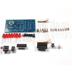 DIY Electronic Dice NE555 CD4017 DIY kit 5mm Red LED 4.5-5V Learning Electronics