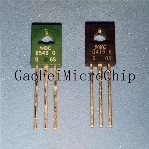 2PAIR/4PCS 2SB549 2SD415 B549 D415 TO-126 TRANSISTOR