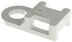 Panduit TA1S10-M, Natural, Nylon 6/6, 4-Way, Screw, Cable Tie Mount, 1000pc