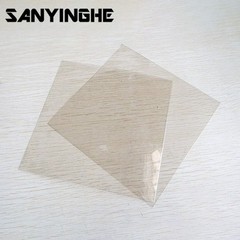 1pc Non Porous Natural Transparent Mica Square Sheet 100*100*0.1-150*150*0.1mm