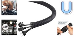 Heavy-Duty 25Ft x 1/2 Inch Braided Wire Sleeving – Versatile & Easy to Install