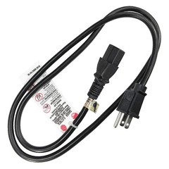 GRAINGER APPROVED 5XFN4ID Power Cord,5-15P,SJT,3 ft.,Blk,13A,16/3 5XFN4
