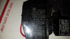 GE CR7CA-10 AUX CONTACTOR 10A 600VAC 120V COIL W/ OVERLOAD RELAY CR7G1WC