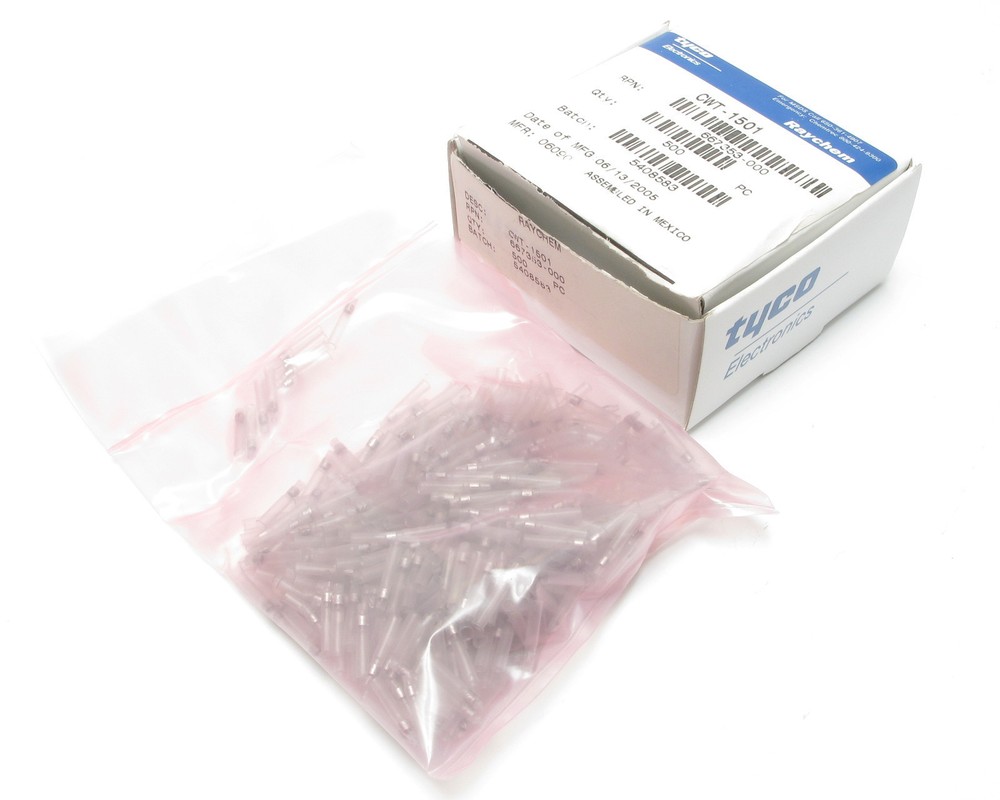 Tyco Electronics CWT-1501 Solder Sleeves Shield Terminators, 500pcs