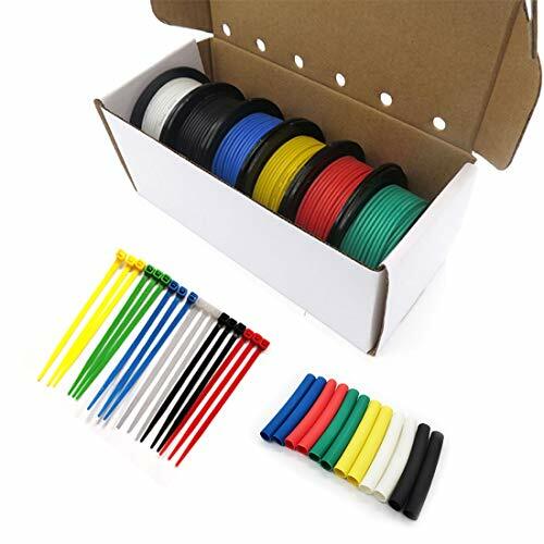 12 Gauge Stranded Wire Silicone Electronic Tinned Copper Hook Up Wire 6 Colors