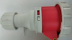 EN INDUSTRIAL FEMALE PLUG 3P+T 400VAC 6H IP 67 ASFI2142 16A 50-60Hz LOT OF 3