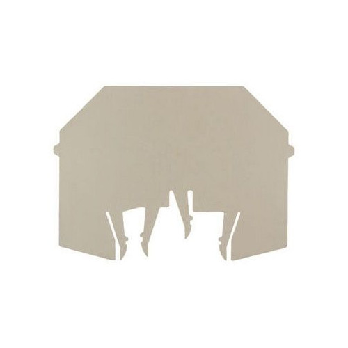 Weidmuller 1058800000, Dark Beige, Snap-On, Terminal Block Partition Plate, 1 pc