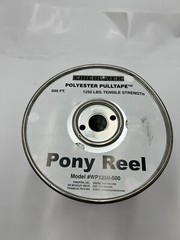 Fiber Tek Polyester Pull Tape Pony Reel WP1250-500 500FT 1250 lbs Strength