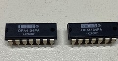 OPA4134PA Burr Brown OP Amp quad-channel well suited for high end audio DIP14pin