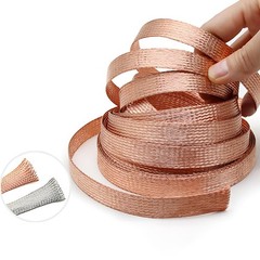 Tinned Copper/Pure Copper Metal Shielding Braided Sleeving 2/4/6/8/10/12mm-28mm