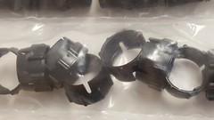Lot of 10 Switchcraft Part # EN3C3M Standard Circular Conn 3C MALE CORD W/#20